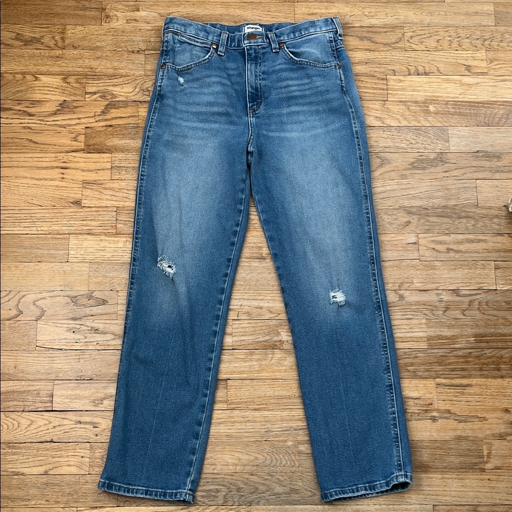 Wrangler Women's Heritage Fit Denim Blue Jeans